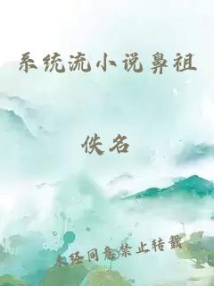 系统流小说鼻祖