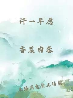 许一年愿