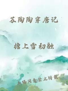 苏陶陶穿唐记