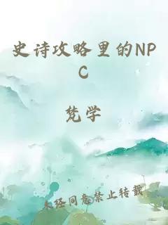 史诗攻略里的NPC