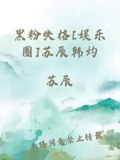 黑粉失格[娱乐圈]苏辰韩灼